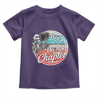 Just One More Chapter Toddler T Shirt Funny Skeleton Reading Book - Wonder Print Shop