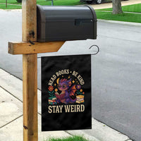 Dragon Read Book Garden Flag Funny Read Books Be Kind Stay Weird - Wonder Print Shop