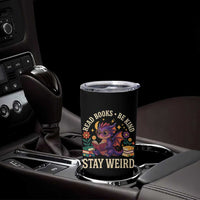 Dragon Read Book Tumbler Cup Funny Read Books Be Kind Stay Weird