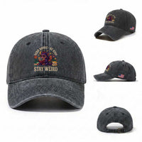 Dragon Read Book Washed Cotton Baseball Cap Funny Read Books Be Kind Stay Weird