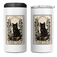 Funny The Cat Book 4 in 1 Can Cooler Tumbler Kitty Lover Tarot Card