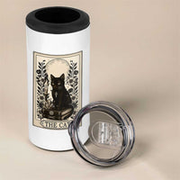 Funny The Cat Book 4 in 1 Can Cooler Tumbler Kitty Lover Tarot Card