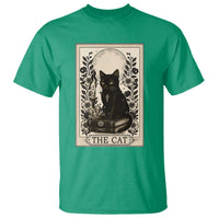 Funny The Cat Book T Shirt Kitty Lover Tarot Card - Wonder Print Shop