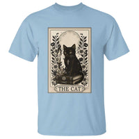 Funny The Cat Book T Shirt Kitty Lover Tarot Card - Wonder Print Shop