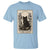 Funny The Cat Book T Shirt Kitty Lover Tarot Card - Wonder Print Shop