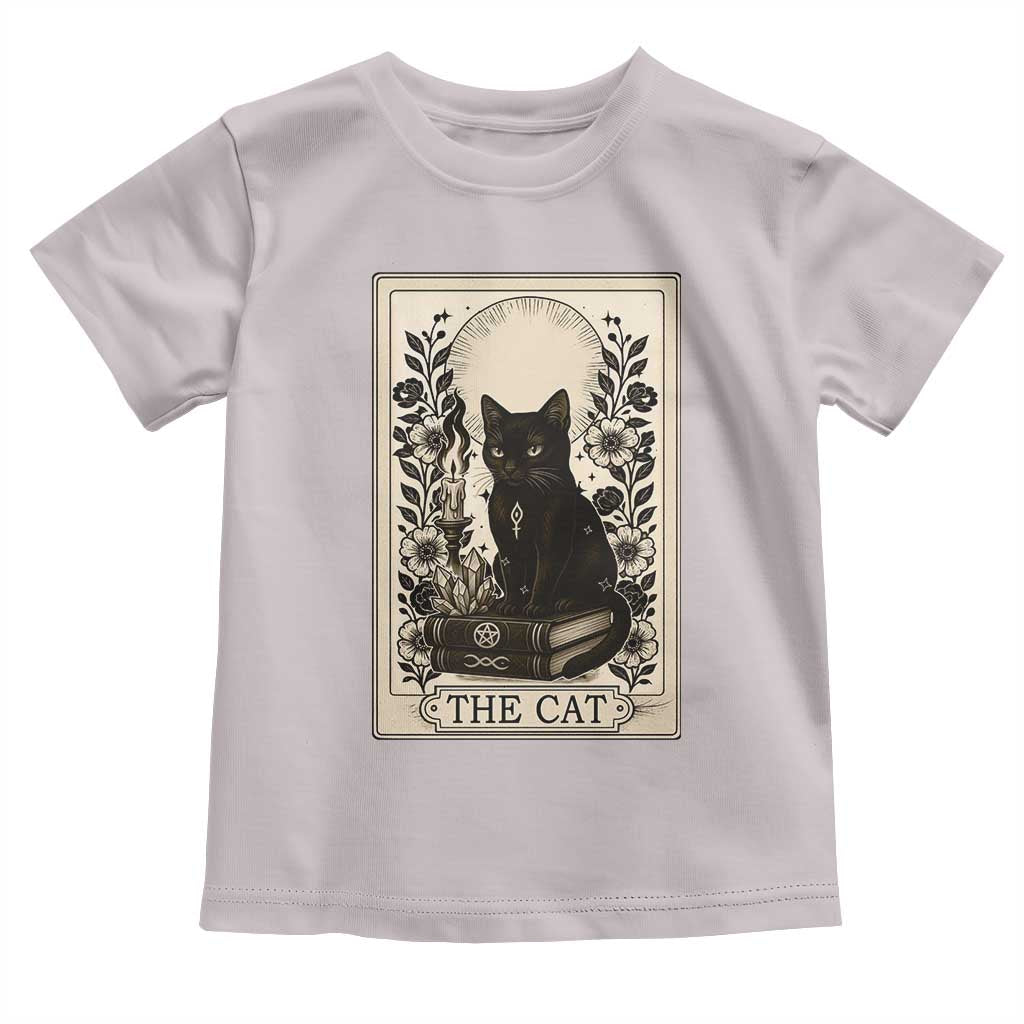Funny The Cat Book Toddler T Shirt Kitty Lover Tarot Card - Wonder Print Shop