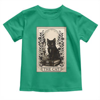 Funny The Cat Book Toddler T Shirt Kitty Lover Tarot Card - Wonder Print Shop