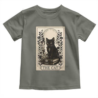 Funny The Cat Book Toddler T Shirt Kitty Lover Tarot Card - Wonder Print Shop
