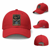 Funny The Reader Tarot Card Baseball Cap Girl Reading Fantasy Book
