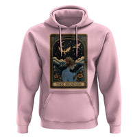 Funny The Reader Tarot Card Hoodie Girl Reading Fantasy Book - Wonder Print Shop
