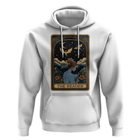 Funny The Reader Tarot Card Hoodie Girl Reading Fantasy Book - Wonder Print Shop