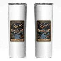 Funny The Reader Tarot Card Skinny Tumbler Girl Reading Fantasy Book
