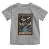 Funny The Reader Tarot Card Toddler T Shirt Girl Reading Fantasy Book - Wonder Print Shop