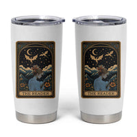 Funny The Reader Tarot Card Tumbler Cup Girl Reading Fantasy Book