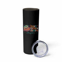 Just One More Chapter Skinny Tumbler Cute Pastel Bookworm Girl Reader