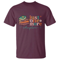 Just One More Chapter T Shirt Cute Pastel Bookworm Girl Reader - Wonder Print Shop