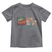 Just One More Chapter Toddler T Shirt Cute Pastel Bookworm Girl Reader - Wonder Print Shop