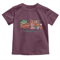 Just One More Chapter Toddler T Shirt Cute Pastel Bookworm Girl Reader - Wonder Print Shop