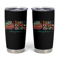 Just One More Chapter Tumbler Cup Cute Pastel Bookworm Girl Reader