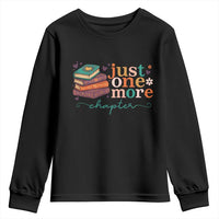 Just One More Chapter Youth Sweatshirt Cute Pastel Bookworm Girl Reader - Wonder Print Shop