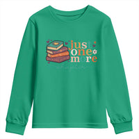 Just One More Chapter Youth Sweatshirt Cute Pastel Bookworm Girl Reader - Wonder Print Shop
