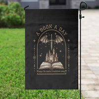 Fantasy Book Lover Garden Flag A Book A Day Keeps The Mental Breakdown Away - Wonder Print Shop