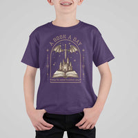 Fantasy Book Lover T Shirt For Kid A Book A Day Keeps The Mental Breakdown Away - Wonder Print Shop
