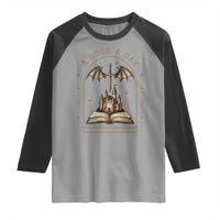 Fantasy Book Lover Raglan Shirt A Book A Day Keeps The Mental Breakdown Away - Wonder Print Shop