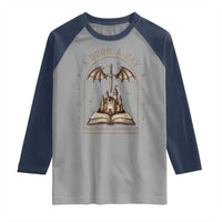 Fantasy Book Lover Raglan Shirt A Book A Day Keeps The Mental Breakdown Away - Wonder Print Shop