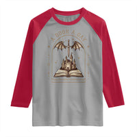 Fantasy Book Lover Raglan Shirt A Book A Day Keeps The Mental Breakdown Away - Wonder Print Shop