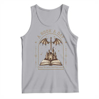 Fantasy Book Lover Tank Top A Book A Day Keeps The Mental Breakdown Away - Wonder Print Shop