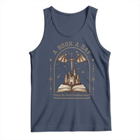 Fantasy Book Lover Tank Top A Book A Day Keeps The Mental Breakdown Away - Wonder Print Shop
