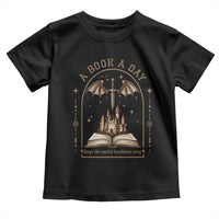 Fantasy Book Lover Toddler T Shirt A Book A Day Keeps The Mental Breakdown Away - Wonder Print Shop