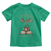 Fantasy Book Lover Toddler T Shirt A Book A Day Keeps The Mental Breakdown Away - Wonder Print Shop