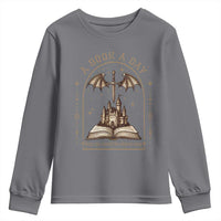 Fantasy Book Lover Youth Sweatshirt A Book A Day Keeps The Mental Breakdown Away - Wonder Print Shop