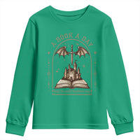 Fantasy Book Lover Youth Sweatshirt A Book A Day Keeps The Mental Breakdown Away - Wonder Print Shop