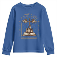 Fantasy Book Lover Youth Sweatshirt A Book A Day Keeps The Mental Breakdown Away - Wonder Print Shop