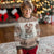 Easily Distracted By Dragon And Books Ugly Christmas Sweater Funny Book Lover - Wonder Print Shop
