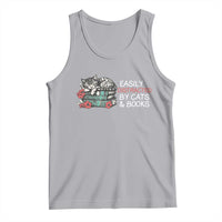 Easily Distracted By Cats And Books Tank Top Funny Book Lover Gift - Wonder Print Shop