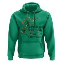 Funny Bookworm Saying Hoodie There Is No Such Thing As Too Many Books - Wonder Print Shop