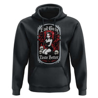 Bad Girls Taste Better Hoodie Adult Humor Devil Girl Gift - Wonder Print Shop