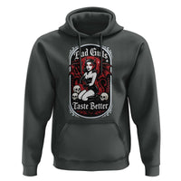 Bad Girls Taste Better Hoodie Adult Humor Devil Girl Gift - Wonder Print Shop