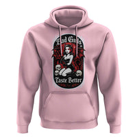 Bad Girls Taste Better Hoodie Adult Humor Devil Girl Gift - Wonder Print Shop