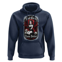 Bad Girls Taste Better Hoodie Adult Humor Devil Girl Gift - Wonder Print Shop