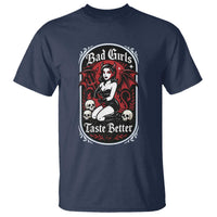 Bad Girls Taste Better T Shirt Adult Humor Devil Girl Gift - Wonder Print Shop
