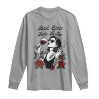 Bad Girls Taste Better Long Sleeve Shirt Tattoo Girl Adult Humor Gift - Wonder Print Shop