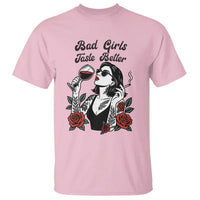 Bad Girls Taste Better T Shirt Tattoo Girl Adult Humor Gift - Wonder Print Shop