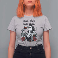 Bad Girls Taste Better T Shirt For Women Tattoo Girl Adult Humor Gift - Wonder Print Shop