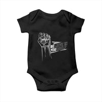 Believe In Yourself Baby Onesie Strong Fist Motivational Quote - Wonder Print Shop