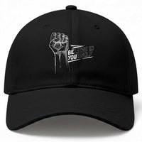 Believe In Yourself Baseball Cap Strong Fist Motivational Quote